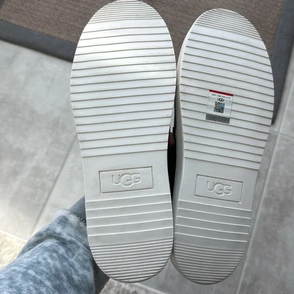 New Without Tags UGG Black Leather Alameda Slip-On Sneakers (Women’s) - Size 8.5 - Picture 6 of 11